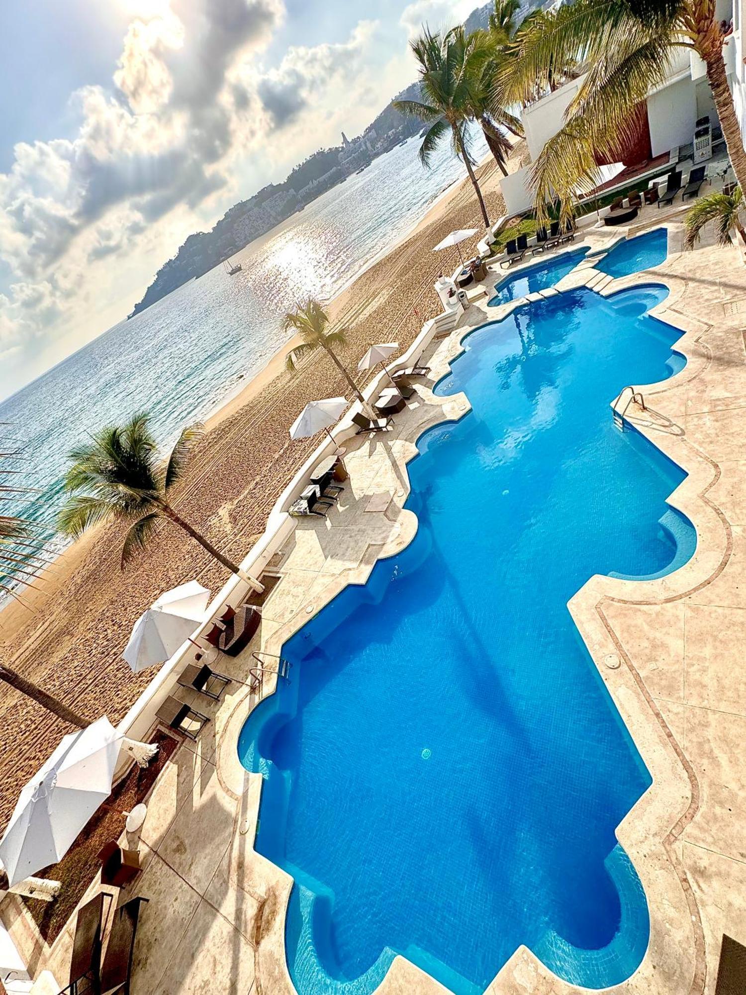 Espectacular Apto A Pie De Playa Con Vista Al Mar Manzanillo Exterior photo